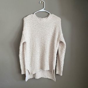 debut cream knit chunky sweater